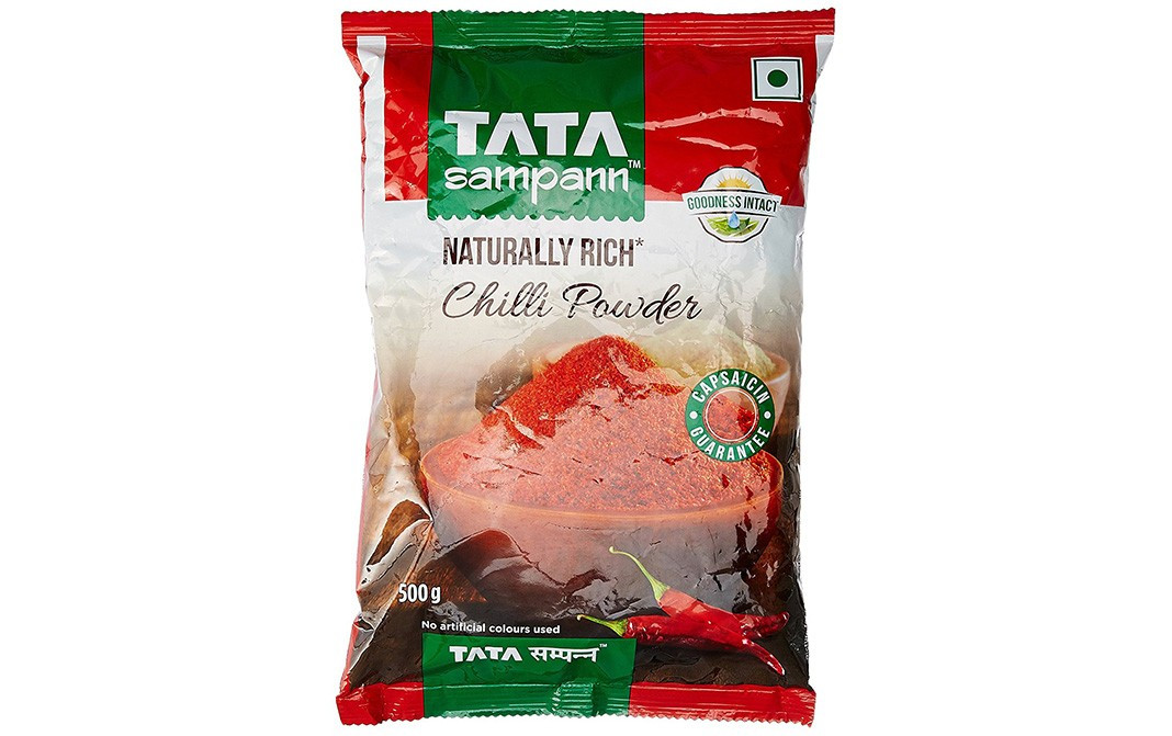 Tata Sampann Naturally Rich Chilli Powder    Pack  500 grams